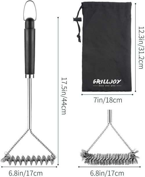 grill brush set with bag