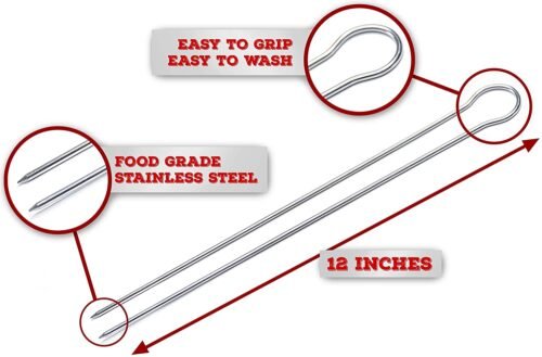 stainless steel BBQ skewer