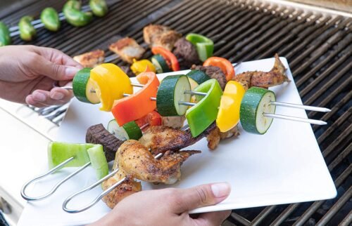 stainless steel BBQ skewer