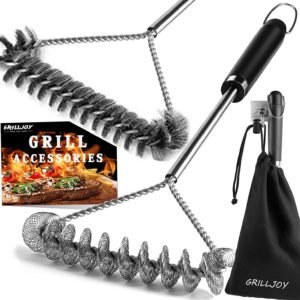 grill brush set with bag