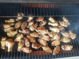 wings on pellet grill